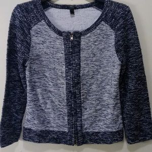 J Crew Zippered Long Sleeve Top Size Small
